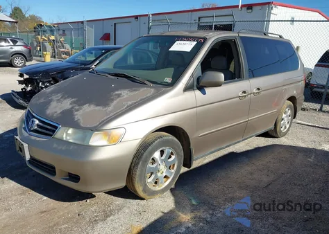 2004 Honda Odyssey Ex-L из США, поврежденный, VIN 5FNRL180X4B146437